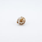 Small cream geode on a white background