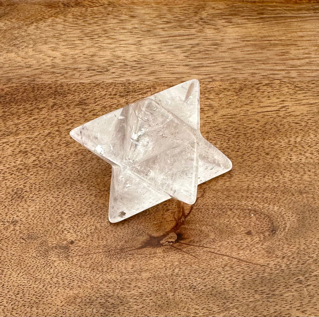 Clear Quartz Merkaba