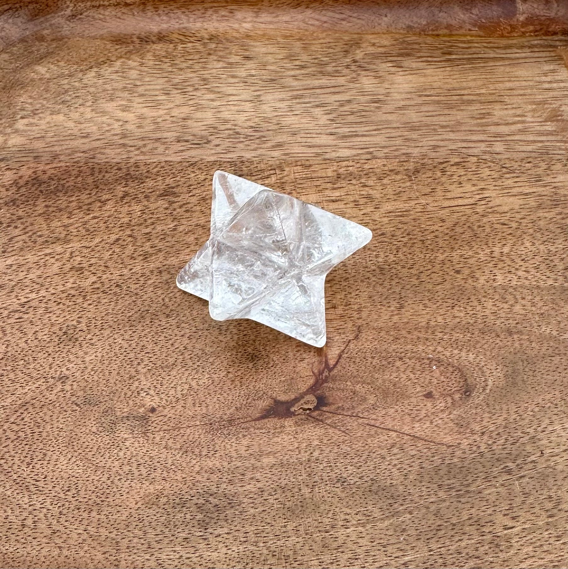 Clear Quartz Merkaba