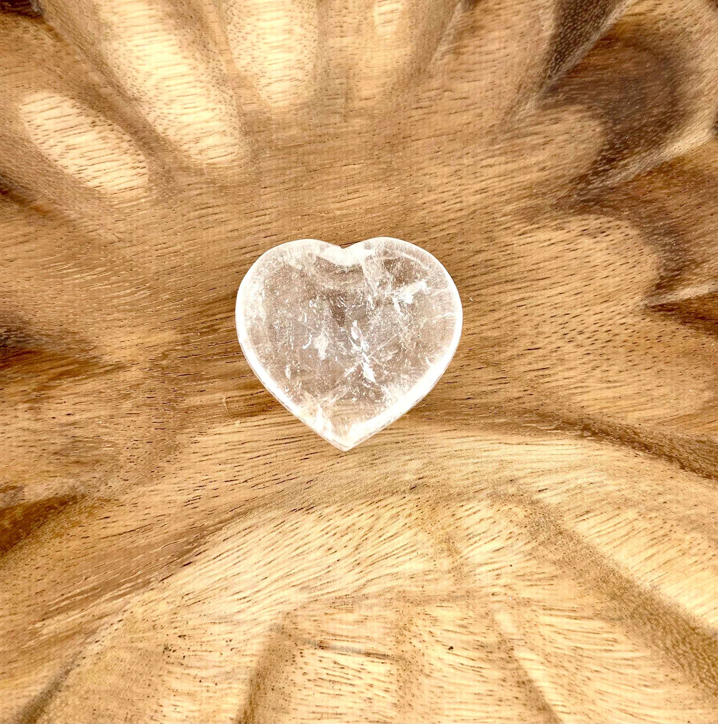 Clear Quartz Worry Stone