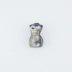Small stone sculpture on a white background