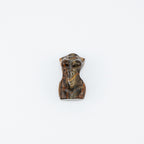 Small carving on a white background