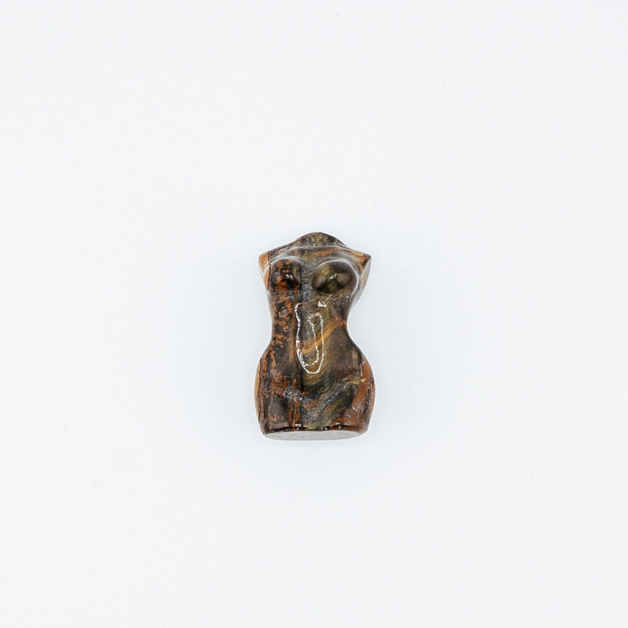 Small carving on a white background